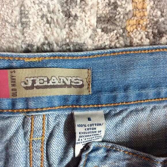 OLD NAVY DENIM SHORTS! EUC! SIZE 6! - Picture 4 of 5